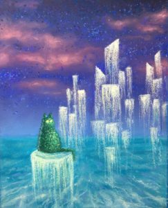 Topiary Cats Ice Floats
